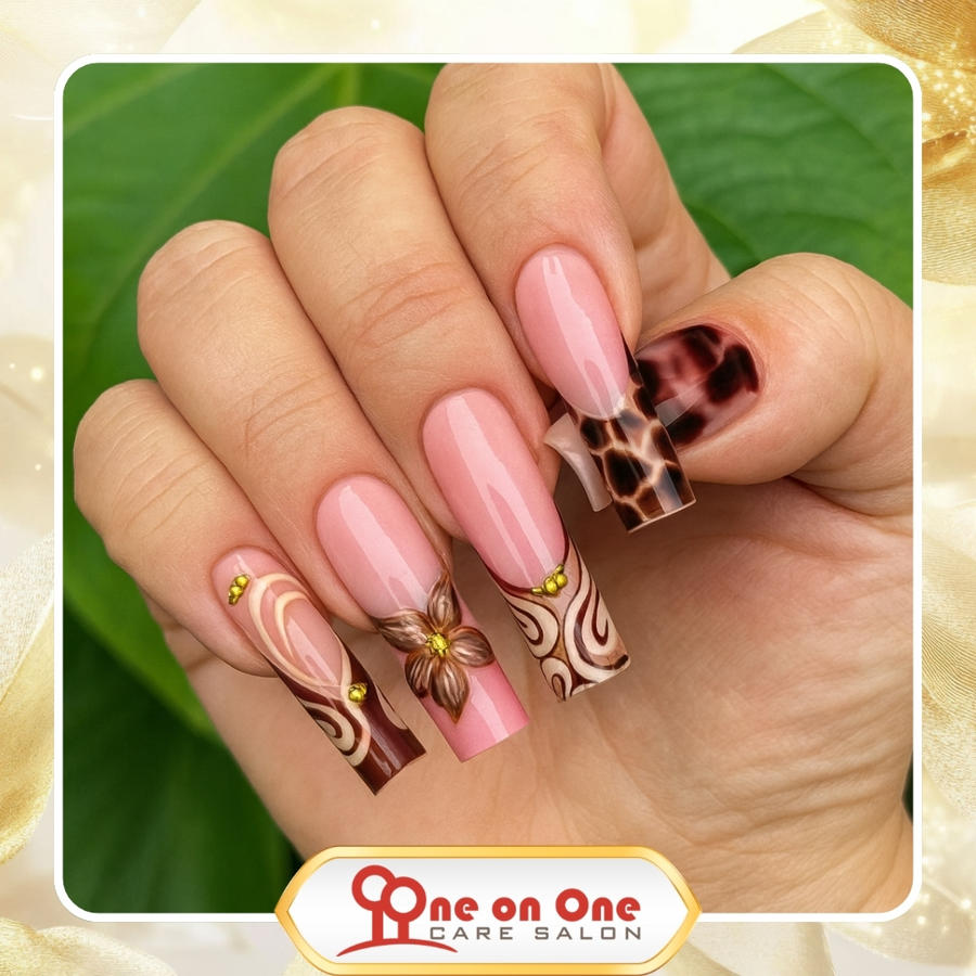 nail design by One on One Care Salon Nails Spa 